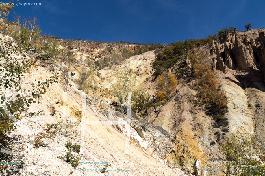 Autumn Landscape of Rock Formation Devil"s town in Radan Mountain, Serbia