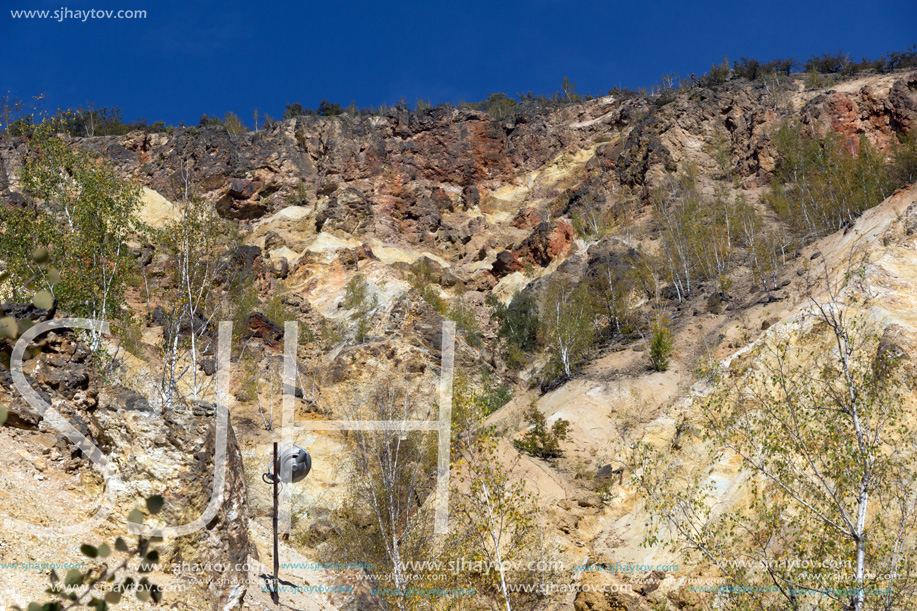 Autumn Landscape of Rock Formation Devil"s town in Radan Mountain, Serbia