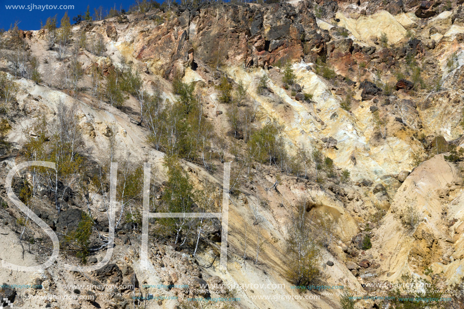 Autumn Landscape of Rock Formation Devil"s town in Radan Mountain, Serbia