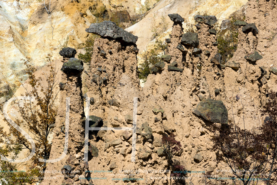 Autumn Landscape of Rock Formation Devil"s town in Radan Mountain, Serbia