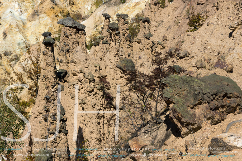 Autumn Landscape of Rock Formation Devil"s town in Radan Mountain, Serbia