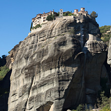 Outside view of Holy Monastery of Varlaam in Meteora, Thessaly, Greece