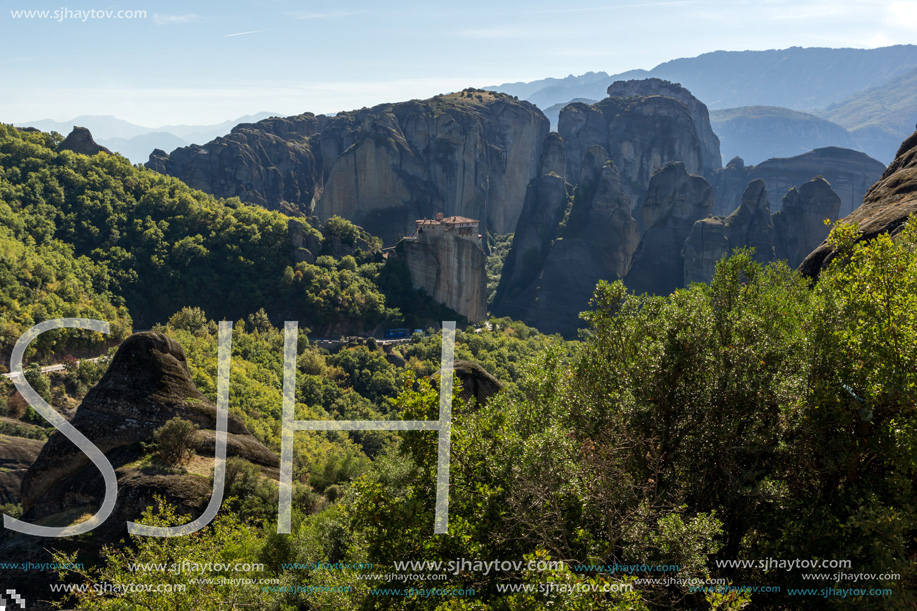 Orthodox Monastery of Rousanou in Meteora, Thessaly, Greece