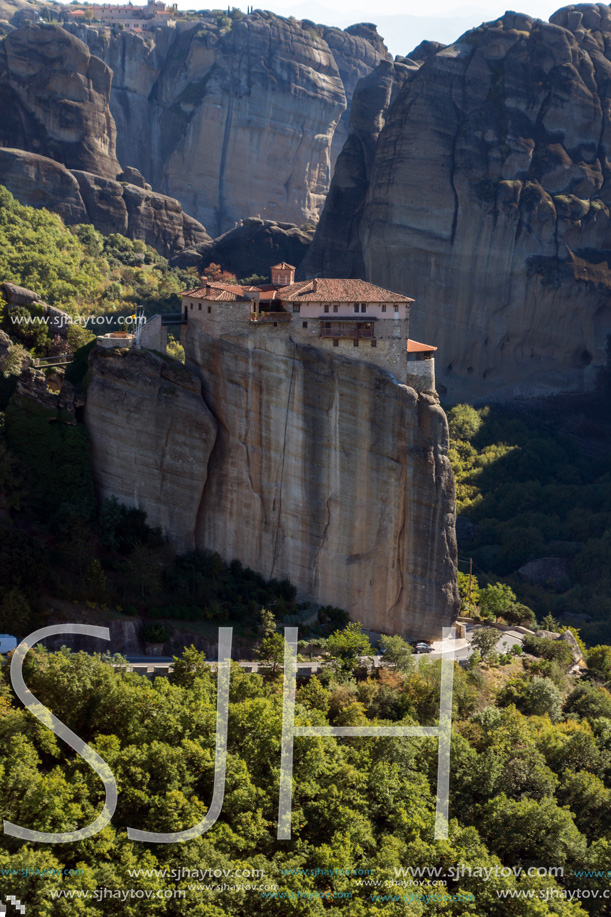 Orthodox Monastery of Rousanou in Meteora, Thessaly, Greece