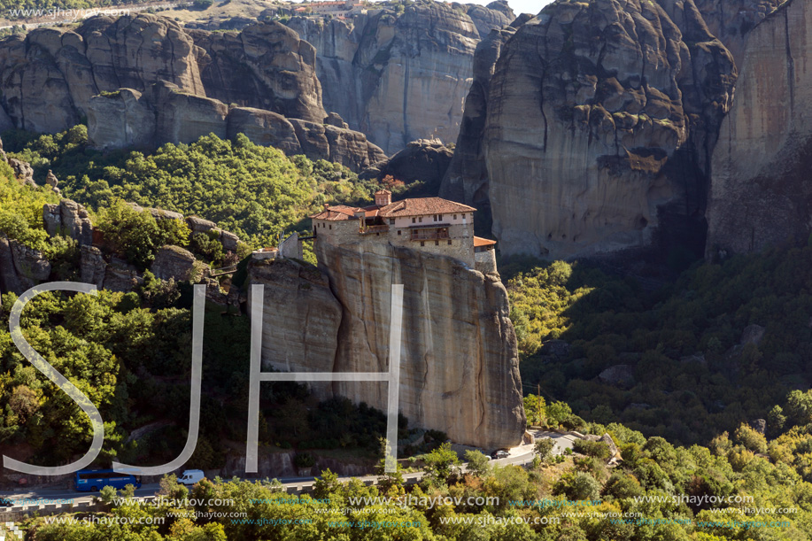 Orthodox Monastery of Rousanou in Meteora, Thessaly, Greece