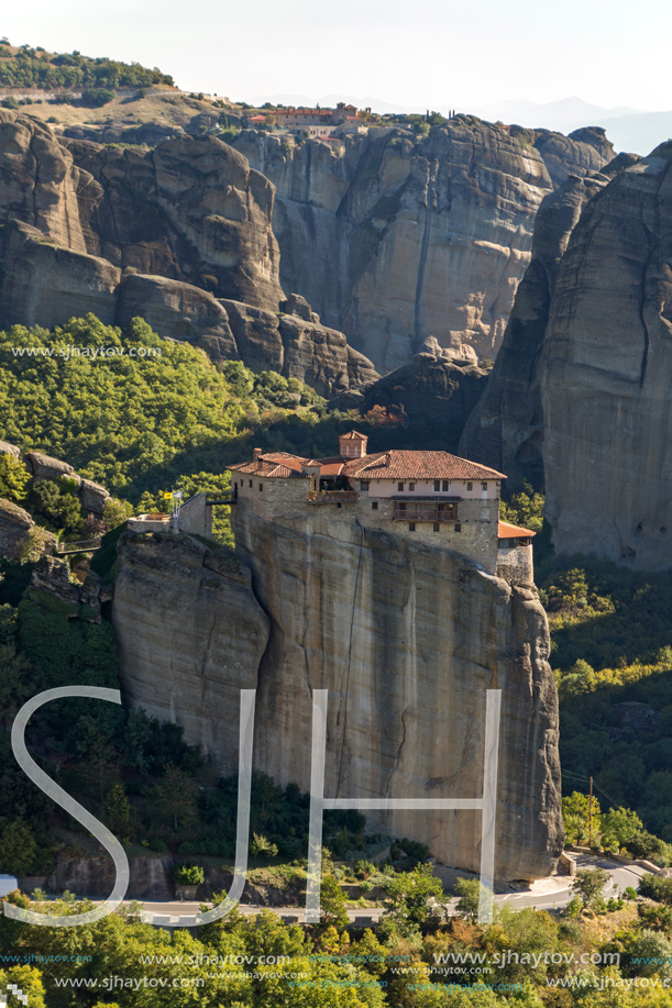 Orthodox Monastery of Rousanou in Meteora, Thessaly, Greece