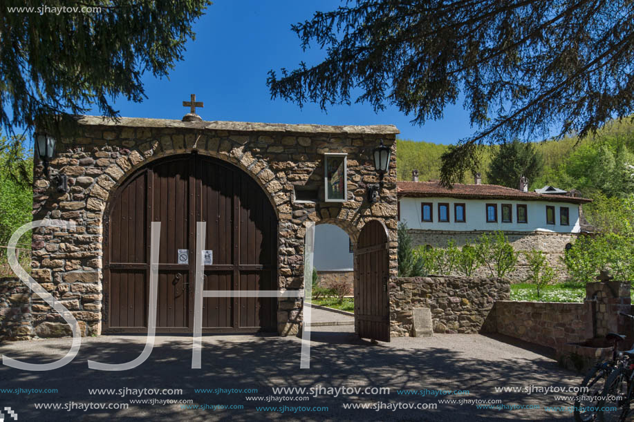 Panoramic view of Medieval Temski monastery St. George, Pirot Region, Republic of Serbia