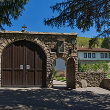 Panoramic view of Medieval Temski monastery St. George, Pirot Region, Republic of Serbia