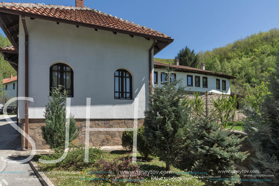 Panoramic view of Medieval Temski monastery St. George, Pirot Region, Republic of Serbia