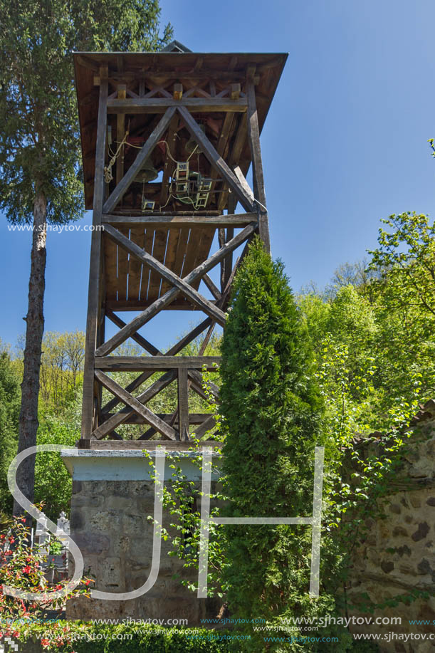 Panoramic view of Medieval Temski monastery St. George, Pirot Region, Republic of Serbia