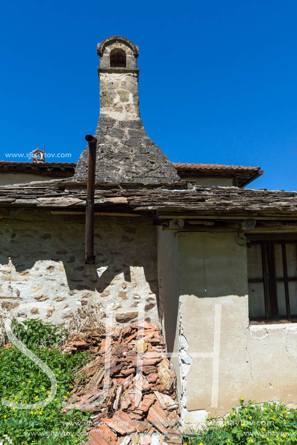 Panoramic view of Medieval Temski monastery St. George, Pirot Region, Republic of Serbia