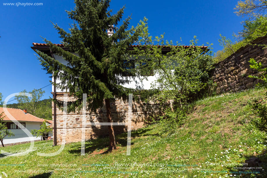 Panoramic view of Medieval Temski monastery St. George, Pirot Region, Republic of Serbia