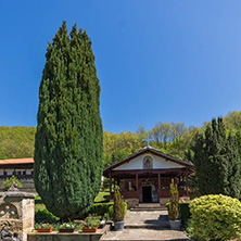 Panoramic view of Medieval Temski monastery St. George, Pirot Region, Republic of Serbia