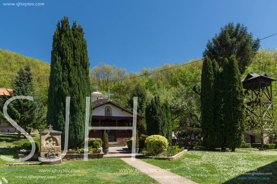 Panoramic view of Medieval Temski monastery St. George, Pirot Region, Republic of Serbia