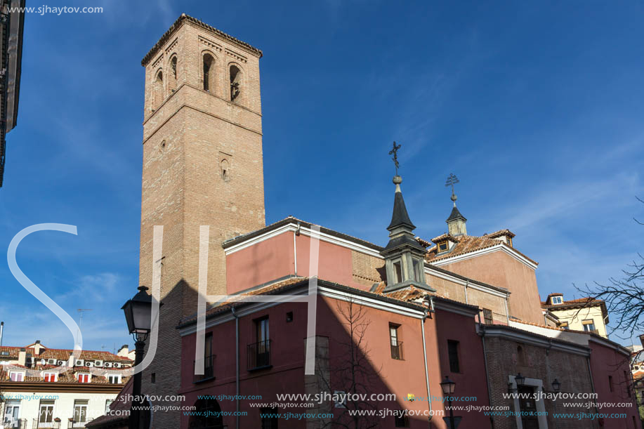 MADRID, SPAIN - JANUARY 23, 2018: Amazing view of San Pedro el Real church in City of Madrid, Spain