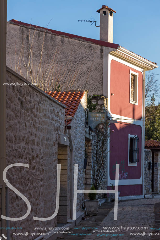 IOANNINA, GREECE - DECEMBER 27, 2014: Old town in castle of city of Ioannina, Epirus, Greece