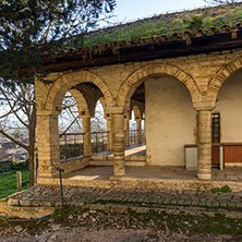 IOANNINA, GREECE - DECEMBER 27, 2014: Amazing Sunset view of Aslan Pasha Mosque in castle of city of Ioannina, Epirus, Greece