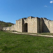 Ruins of The capital of the First  Bulgarian Empire medieval stronghold Great Preslav (Veliki Preslav), Shumen Region, Bulgaria
