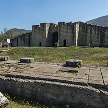 Ruins of The capital of the First  Bulgarian Empire medieval stronghold Great Preslav (Veliki Preslav), Shumen Region, Bulgaria