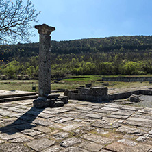 Ruins of The capital of the First  Bulgarian Empire medieval stronghold Great Preslav (Veliki Preslav), Shumen Region, Bulgaria