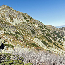 Landscape of The valley of Malyovishka river, Rila Mountain, Bulgaria