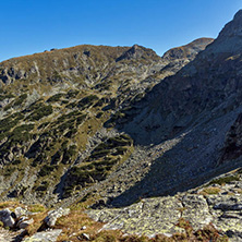 Landscape of The valley of Malyovishka river, Rila Mountain, Bulgaria