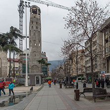SKOPJE, REPUBLIC OF MACEDONIA - FEBRUARY 24, 2018:  St. Constantine and Helena Church in city of Skopje, Republic of Macedonia