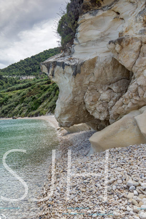 Amazing view of marathia beach at Zakynthos island, Greece