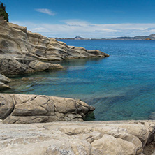 Amazing view of marathia beach at Zakynthos island, Greece