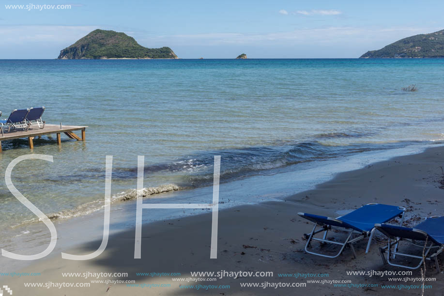 Amazing seascape of koukla beach, Zakynthos island, Greece