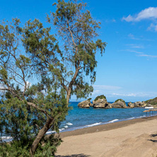 Amazing Seascape of Porto Kaminia beach, Zakynthos island, Greece