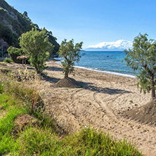 Amazing Seascape of Porto Kaminia beach, Zakynthos island, Greece