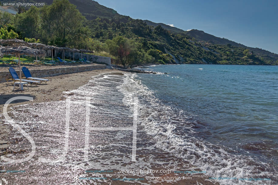 Amazing Seascape of Porto Kaminia beach, Zakynthos island, Greece