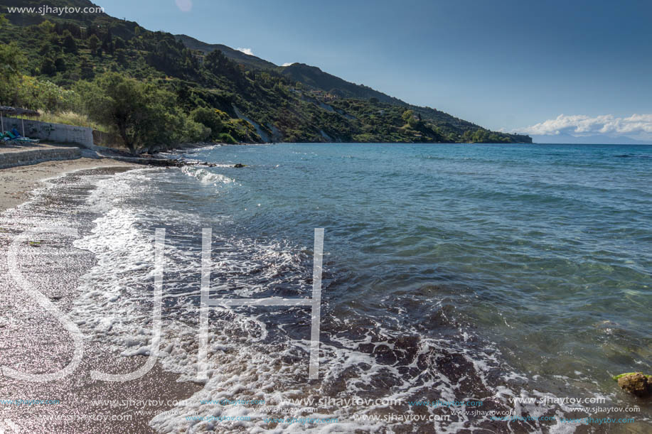 Amazing Seascape of Porto Kaminia beach, Zakynthos island, Greece