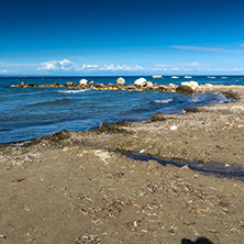 Panorama of Argassi beach, Zakynthos island, Greece