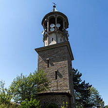 LYASKOVSKI MONASTERY, VELIKO TARNOVO, BULGARIA - APRIL 11, 2017: Medieval buildings in Lyaskovski Monastery St. Peter and  St. Paul near village of Arbanasi, Veliko Tarnovo region, Bulgaria