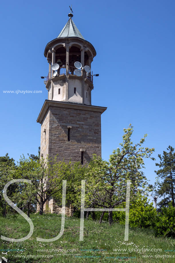 LYASKOVSKI MONASTERY, VELIKO TARNOVO, BULGARIA - APRIL 11, 2017: Medieval buildings in Lyaskovski Monastery St. Peter and  St. Paul near village of Arbanasi, Veliko Tarnovo region, Bulgaria