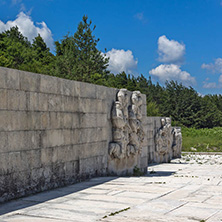 SHIPKA, BULGARIA - JULY 6, 2018:  Summer view of Monument to Liberty Shipka, Stara Zagora Region, Bulgaria