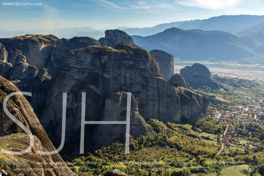 Rocks formation near Meteora, Thessaly, Greece