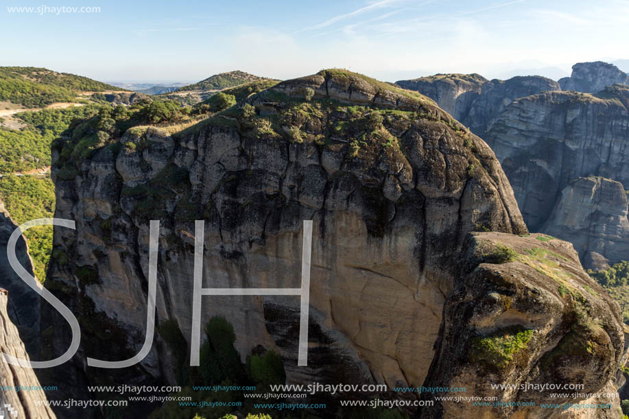 Rocks formation near Meteora, Thessaly, Greece