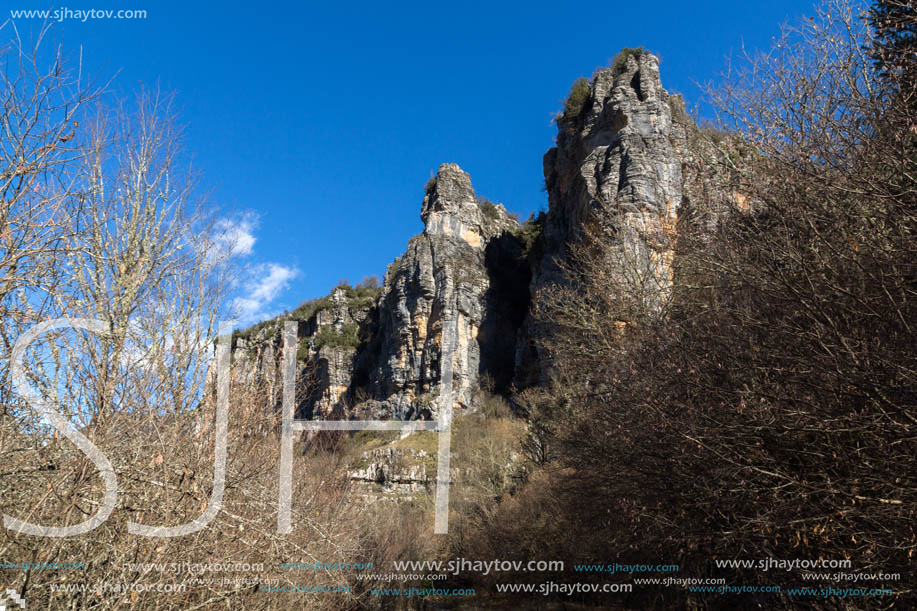 Amazing landscape of Vikos gorge and Pindus Mountains, Zagori, Epirus, Greece