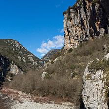 Amazing landscape of Vikos gorge and Pindus Mountains, Zagori, Epirus, Greece