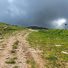 Landscape with hills of Vitosha Mountain, Sofia City Region, Bulgaria