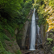 Landscape of Smolare waterfall cascade in Belasica Mountain, Novo Selo, Republic of Macedonia