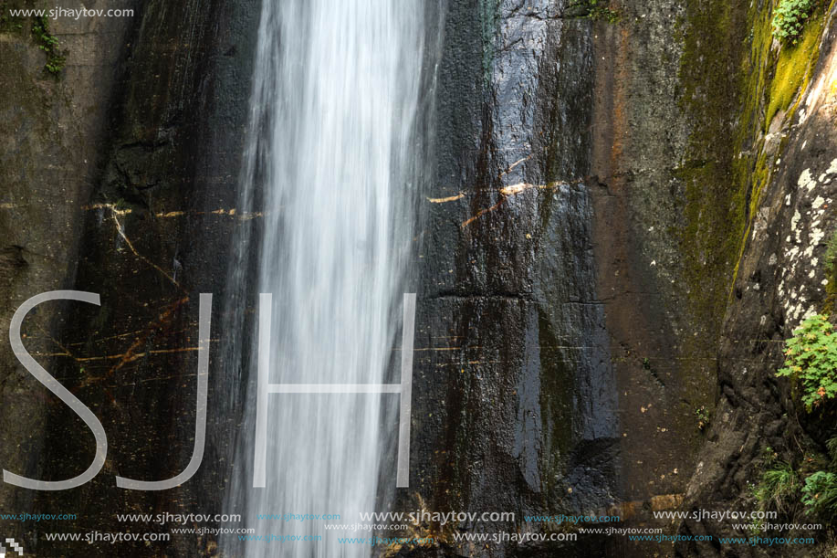 Landscape of Smolare waterfall cascade in Belasica Mountain, Novo Selo, Republic of Macedonia