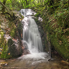 Landscape with Second Gabrovo waterfall in Belasica Mountain, Novo Selo, Republic of Macedonia