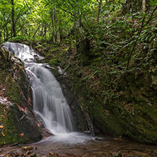 Landscape with Second Gabrovo waterfall in Belasica Mountain, Novo Selo, Republic of Macedonia