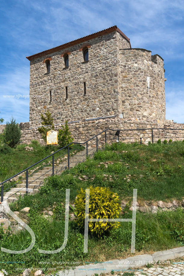 PERISTERA FORTRESS, PESHTERA, BULGARIA - MAY 5, 2018: Ruins of Ancient Byzantine fortress The Peristera in town of Peshtera, Pazardzhik Region, Bulgaria