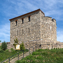 PERISTERA FORTRESS, PESHTERA, BULGARIA - MAY 5, 2018: Ruins of Ancient Byzantine fortress The Peristera in town of Peshtera, Pazardzhik Region, Bulgaria