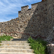 PERISTERA FORTRESS, PESHTERA, BULGARIA - MAY 5, 2018: Ruins of Ancient Byzantine fortress The Peristera in town of Peshtera, Pazardzhik Region, Bulgaria